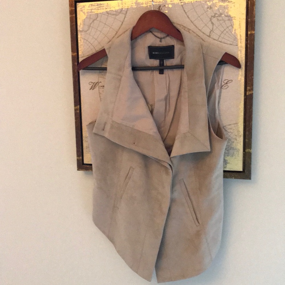 BCBG Suede Vest